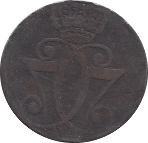 1771 ONE SKILLING DENMARK - WORLD COINS - Cambridgeshire Coins