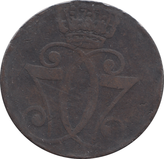 1771 ONE SKILLING DENMARK - WORLD COINS - Cambridgeshire Coins