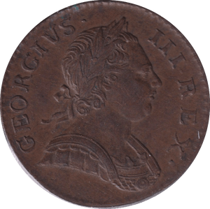 1772 HALFPENNY ( AUNC ) - HALFPENNY - Cambridgeshire Coins