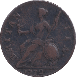 1772 HALFPENNY ( GF ) - HALFPENNY - Cambridgeshire Coins