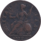 1772 HALFPENNY ( GF ) - HALFPENNY - Cambridgeshire Coins