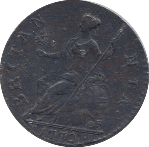 1772 HALFPENNY ( VF ) - HALFPENNY - Cambridgeshire Coins