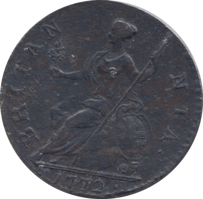 1772 HALFPENNY ( VF ) - HALFPENNY - Cambridgeshire Coins