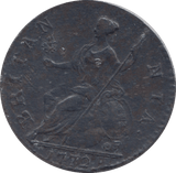 1772 HALFPENNY ( VF ) - HALFPENNY - Cambridgeshire Coins