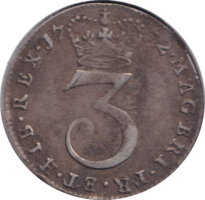 1772 MAUNDY THREEPENCE ( GF ) - MAUNDY THREEPENCE - Cambridgeshire Coins
