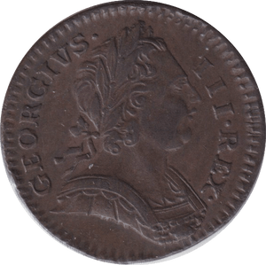 1773 FARTHING ( EF ) - FARTHING - Cambridgeshire Coins