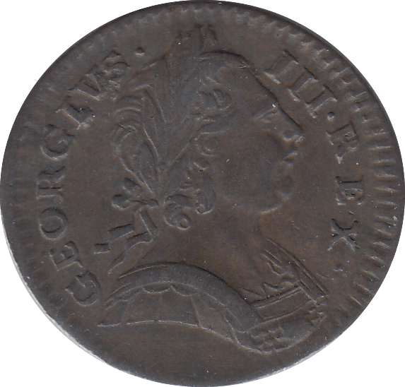 1773 FARTHING ( EF ) - FARTHING - Cambridgeshire Coins