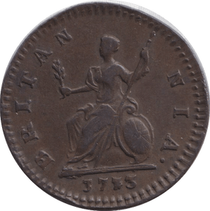 1773 FARTHING ( EF ) - FARTHING - Cambridgeshire Coins