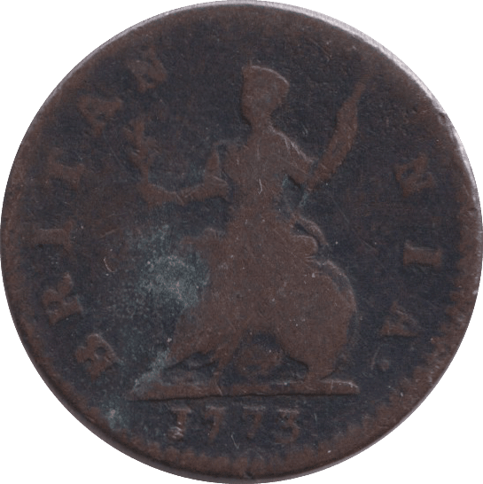 1773 FARTHING ( FINE ) - FARTHING - Cambridgeshire Coins