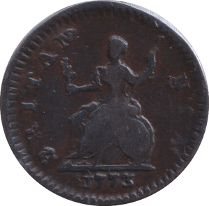 1773 FARTHING ( FINE ) - FARTHING - Cambridgeshire Coins
