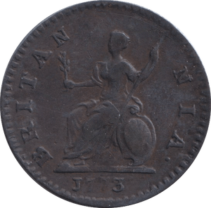 1773 FARTHING ( GF ) - FARTHING - Cambridgeshire Coins