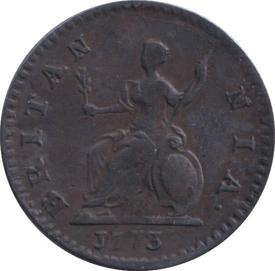 1773 FARTHING ( GF ) - FARTHING - Cambridgeshire Coins