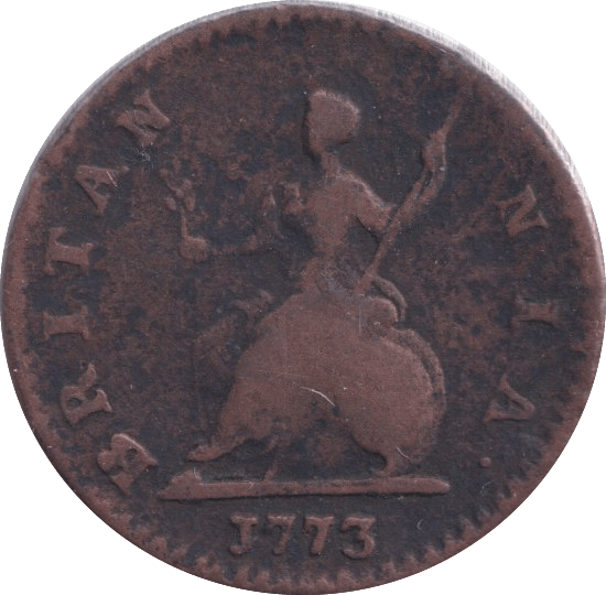 1773 FARTHING ( GF ) - FARTHING - Cambridgeshire Coins