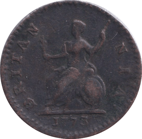 1773 FARTHING ( GF ) - FARTHING - Cambridgeshire Coins
