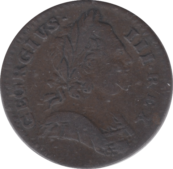 1773 FARTHING ( GVF ) - FARTHING - Cambridgeshire Coins