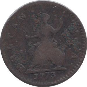 1773 FARTHING ( NF ) - FARTHING - Cambridgeshire Coins