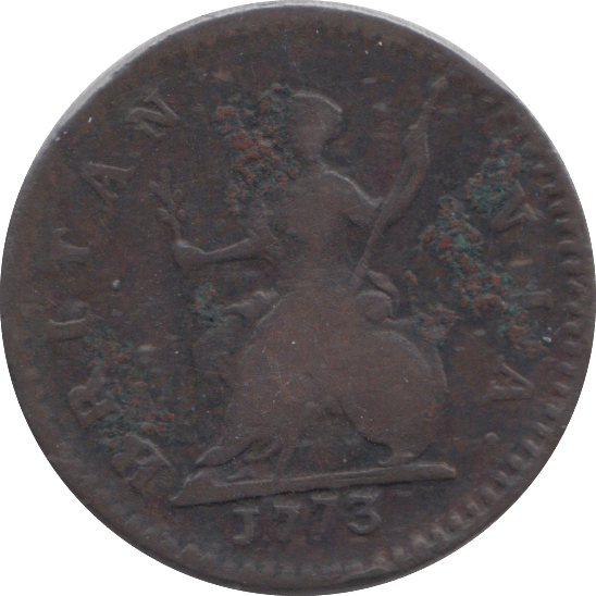 1773 FARTHING ( NF ) - FARTHING - Cambridgeshire Coins