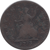 1773 FARTHING ( NF ) - FARTHING - Cambridgeshire Coins