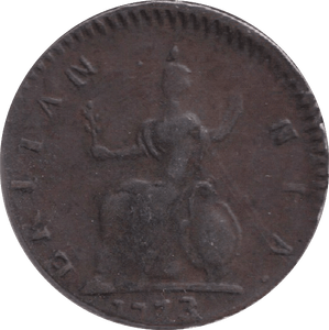 1773 FARTHING ( VF ) - FARTHING - Cambridgeshire Coins