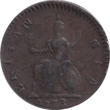 1773 FARTHING ( VF ) - FARTHING - Cambridgeshire Coins