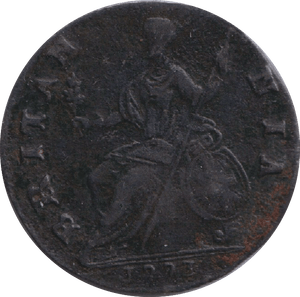 1773 HALF PENNY ( VF ) - HALFPENNY - Cambridgeshire Coins