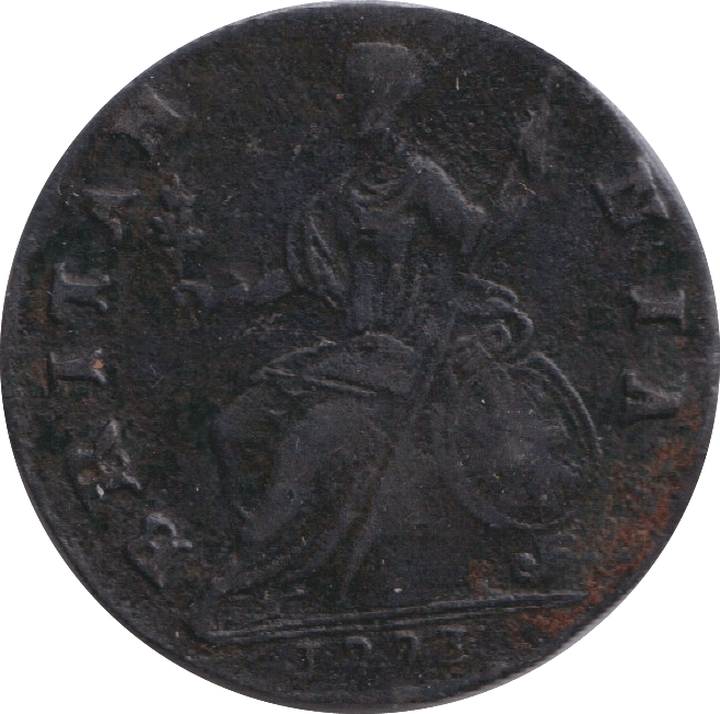 1773 HALF PENNY ( VF ) - HALFPENNY - Cambridgeshire Coins