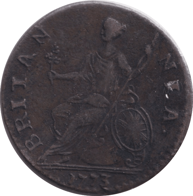 1773 HALFPENNY ( VF ) - HALFPENNY - Cambridgeshire Coins