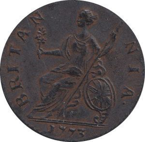 1773 PENNY GEORGE III ( GVF ) - PENNY - Cambridgeshire Coins