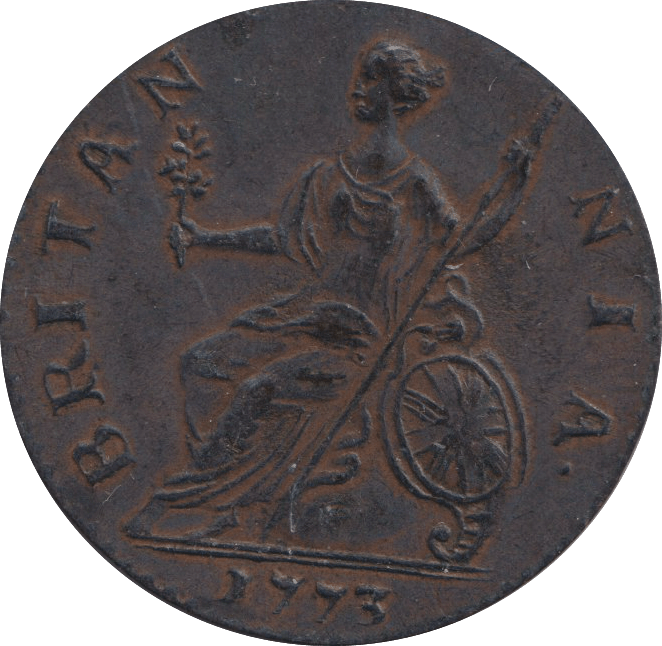 1773 PENNY GEORGE III ( GVF ) - PENNY - Cambridgeshire Coins