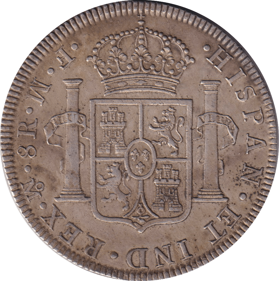 1773 SILVER 8 REALES MEXICO SPANISH COLONY - SILVER WORLD COINS - Cambridgeshire Coins