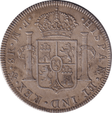 1773 SILVER 8 REALES MEXICO SPANISH COLONY - SILVER WORLD COINS - Cambridgeshire Coins