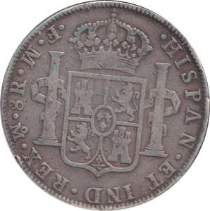 1773 SILVER 8 REALES MEXICO SPANISH COLONY - SILVER WORLD COINS - Cambridgeshire Coins