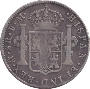 1773 SILVER 8 REALES MEXICO SPANISH COLONY - SILVER WORLD COINS - Cambridgeshire Coins