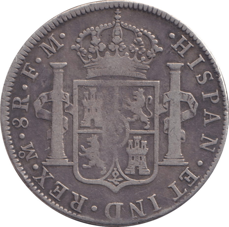 1773 SILVER 8 REALES MEXICO SPANISH COLONY - SILVER WORLD COINS - Cambridgeshire Coins