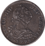 1773 SILVER 8 REALES MEXICO SPANISH COLONY - SILVER WORLD COINS - Cambridgeshire Coins