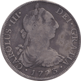 1773 SILVER 8 REALES MEXICO SPANISH COLONY - SILVER WORLD COINS - Cambridgeshire Coins