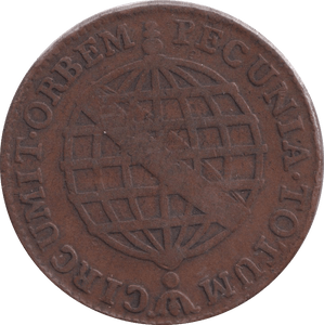 1774 BRAZIL 10 REIS - WORLD COINS - Cambridgeshire Coins
