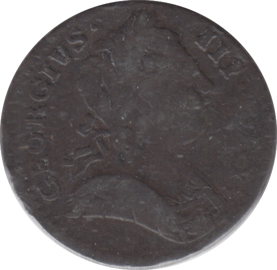 1774 FARTHING ( F ) - FARTHING - Cambridgeshire Coins