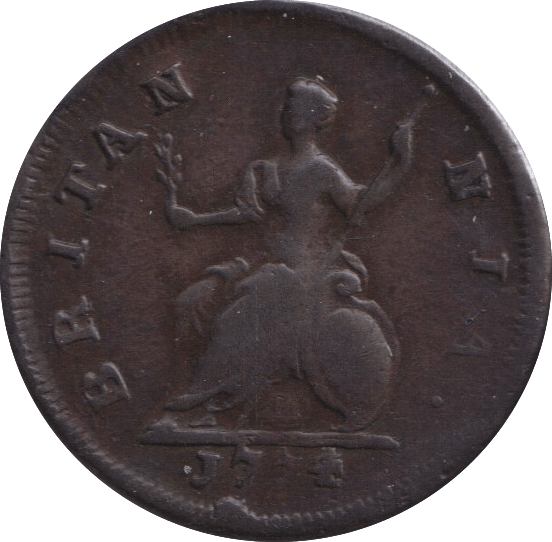 1774 FARTHING ( GVF ) - FARTHING - Cambridgeshire Coins