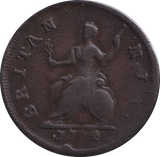 1774 FARTHING ( GVF ) - FARTHING - Cambridgeshire Coins
