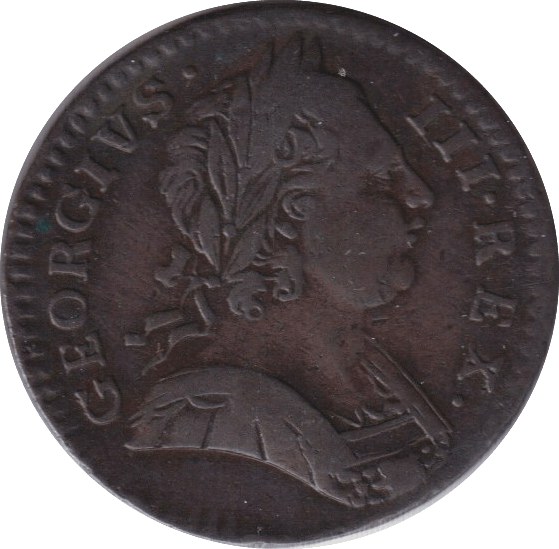 1774 FARTHING ( GVF ) - FARTHING - Cambridgeshire Coins