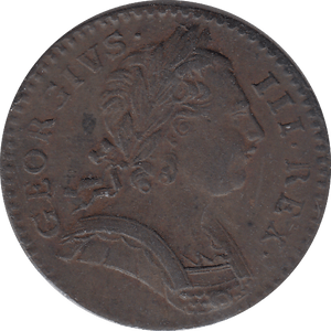 1774 FARTHING ( GVF ) - FARTHING - Cambridgeshire Coins
