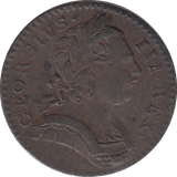 1774 FARTHING ( GVF ) - FARTHING - Cambridgeshire Coins