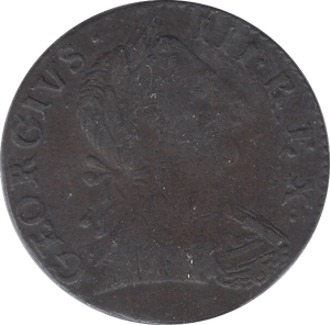 1774 HALFPENNY ( FINE ) - HALFPENNY - Cambridgeshire Coins