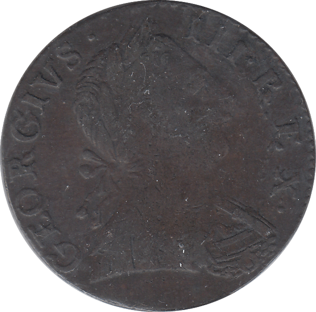 1774 HALFPENNY ( FINE ) - HALFPENNY - Cambridgeshire Coins