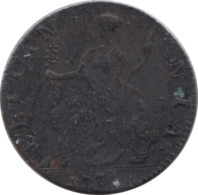 1774 HALFPENNY ( FINE ) - HALFPENNY - Cambridgeshire Coins