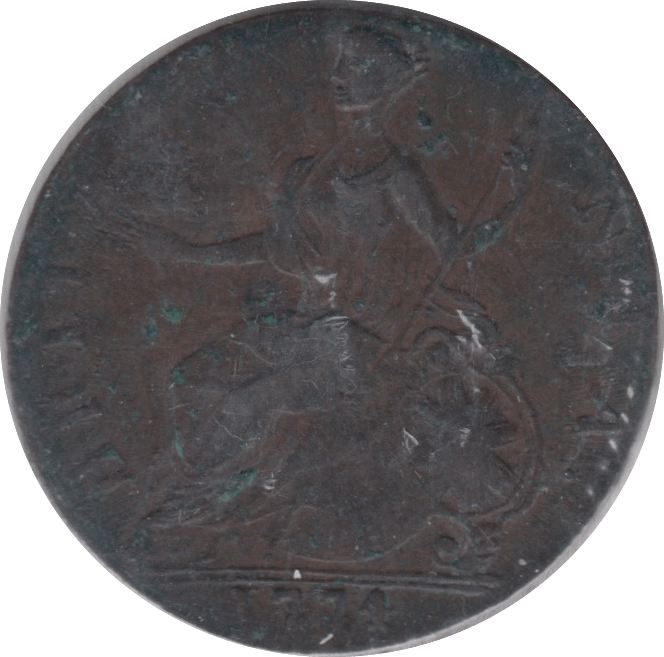 1774 HALFPENNY (GVF) - HALFPENNY - Cambridgeshire Coins