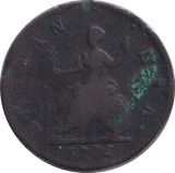1775 FARTHING ( FINE ) - FARTHING - Cambridgeshire Coins