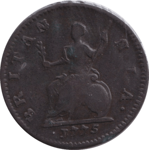 1775 FARTHING ( VF ) - FARTHING - Cambridgeshire Coins