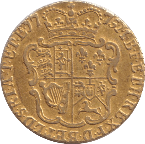 1775 GOLD HALF GUINEA ( VF ) - GUINEAS - Cambridgeshire Coins